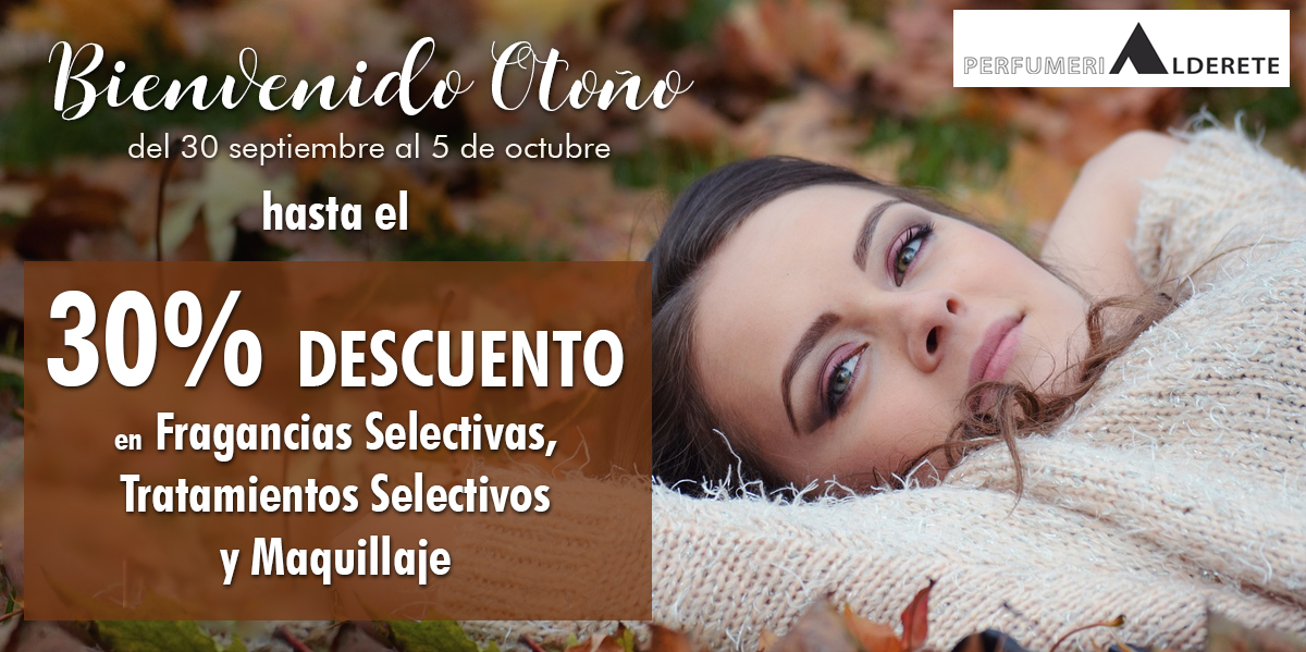 Promoción de otoño: ¡hasta el 30% de descuento!